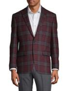 Lauren Ralph Lauren Plaid Classic-fit Wool Jacket