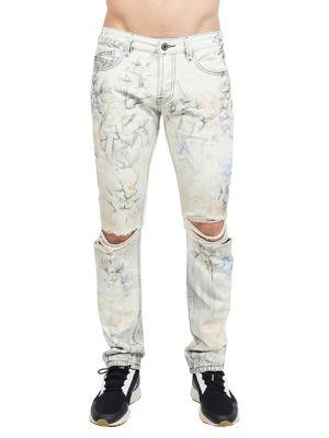 Cult Of Individuality Greaser Distressed Straight Jeans