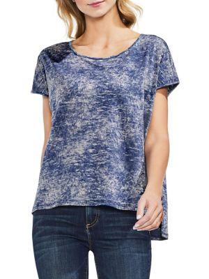 Vince Camuto Zen Bloom Textured Top