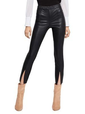 Bcbgeneration Mixed Media Split-hem Leggings
