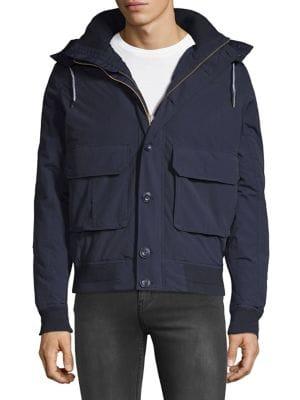 Black Brown Classic Drawstring Jacket