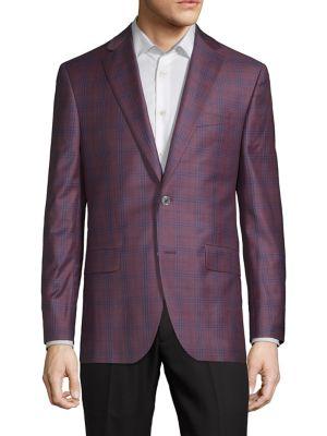 Jack Victor Conway Plaid Wool Jacket