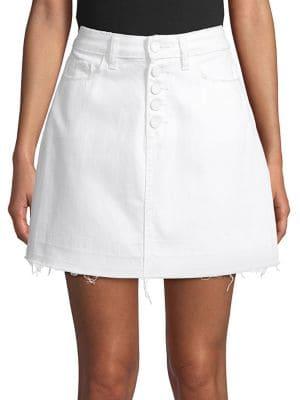 Paige Jeans Aideen Exposed Button Skirt