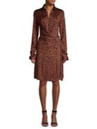 Diane Von Furstenberg Didi Leopard Print Wrap Dress