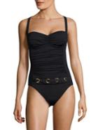 Bleu By Rod Beattie Ruched One-piece Swimsuit