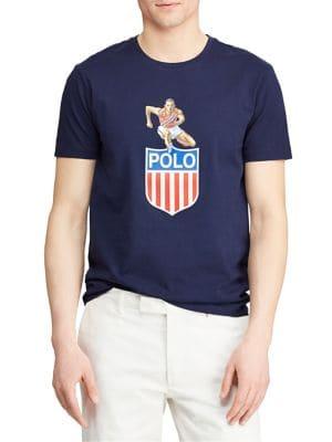 Polo Ralph Lauren Custom Slim-fit Graphic Tee