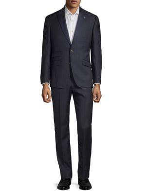 Ted Baker London Joey Micro Grid Wool Suit