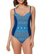 Bleu By Rod Beattie Printed One-piece Swimsuit