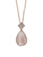 Effy 14k Rose Gold, Diamond & Mother-of-pearl Necklace