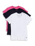 Polo Ralph Lauren Three-pack Classic Fit V-neck Tees
