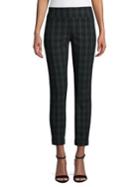 Lord & Taylor Kelly Pull-on Brooks Plaid-print Pants