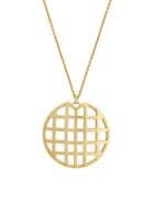 Botkier New York Round Caged Pendant Necklace