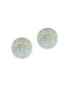 Nina Alvee Rhodium-plated And Swarovski Crystal Stud Earrings