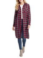 Jessica Simpson Loria Button-up Duster Shirt