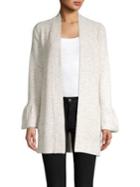 Ivanka Trump Classic Ruffle Sleeve Cardigan
