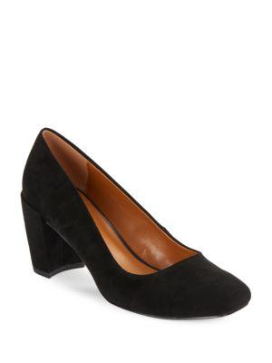 H Halston Whitney Suede Pumps