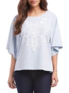 Karen Kane Graphic French Terry Top