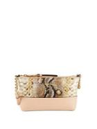 Calvin Klein Python Print Faux Leather Crossbody Purse