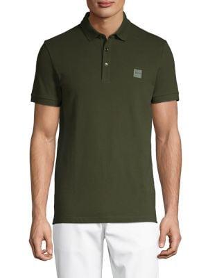 Boss Short-sleeve Stretch-cotton Polo