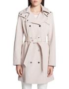 Calvin Klein Petite Double-breasted Trench Coat