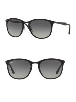 Ray-ban 56mm Lite Havana Square Sunglasses