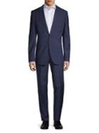 Hugo Slim-fit Henry Plaid Virgin Wool Suit
