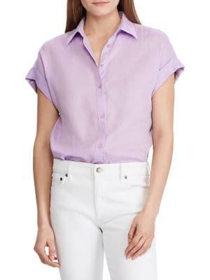 Lauren Ralph Lauren Relaxed-fit Linen Button-down Shirt