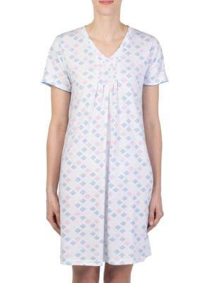 Claudel Comfort & Co Dotted Diamond Night Gown