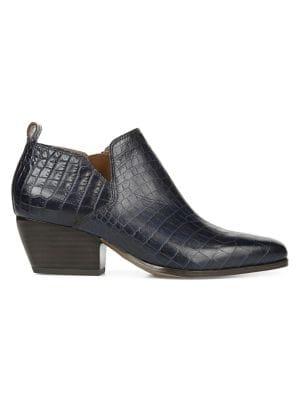 Franco Sarto Dingo Embossed Leather Booties
