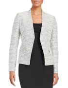Ivanka Trump Open-front Tweed Jacket