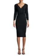 Chiara Boni La Petite Robe V-neck Sheath Dress
