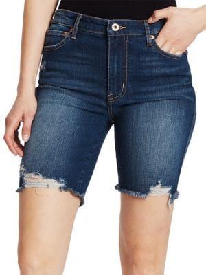 Ella Moss Sage High-rise Bermuda Shorts