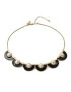 Kate Spade New York Faux Pearl Scalloped Collar Necklace