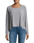 Juicy Couture Cropped Heathered Sweater