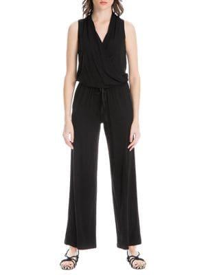 Max Studio Wrap-front Jumpsuit