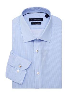 Tommy Hilfiger Slim-fit Pinstripe Dress Shirt