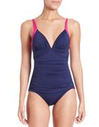 Tommy Bahama Shirred One-piece Swimsuit