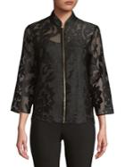 Nipon Boutique Floral Lace Jacket