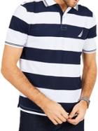 Nautica Classic-fit Moisture Wicking Striped Polo Shirt