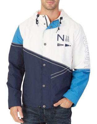 Nautica Colorblock Hooded Jacket