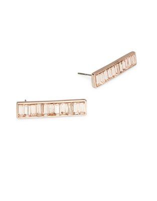 Bcbgeneration Rectangular Crystals And Stud Earrings