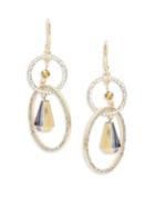 Lonna & Lilly Crystal Round Drop Earrings
