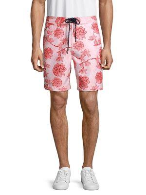 Surfsidesupply Floral Printed Swim Shorts
