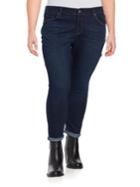 Jessica Simpson Plus Forever Rolled Skinny Jeans