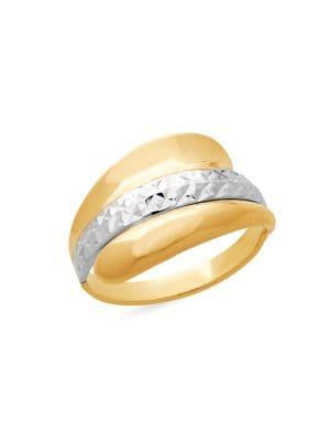 Lord & Taylor Bypass Concave Band Ring