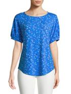 Imnyc Isaac Mizrahi Knit Billow-sleeve Dolman Tee