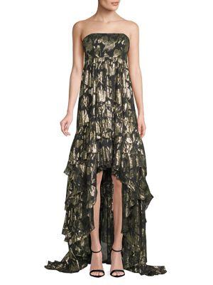 Mestiza New York Alessandra Strapless High-low Gown