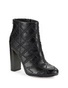 Calvin Klein Jamine High-heel Studded Leather Booties