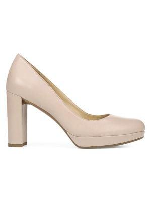 Naturalizer Bianca Heeled Leather Pumps