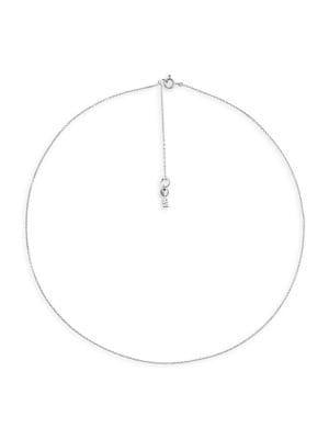Michael Kors Custom Kors Sterling Silver Starter Necklace
